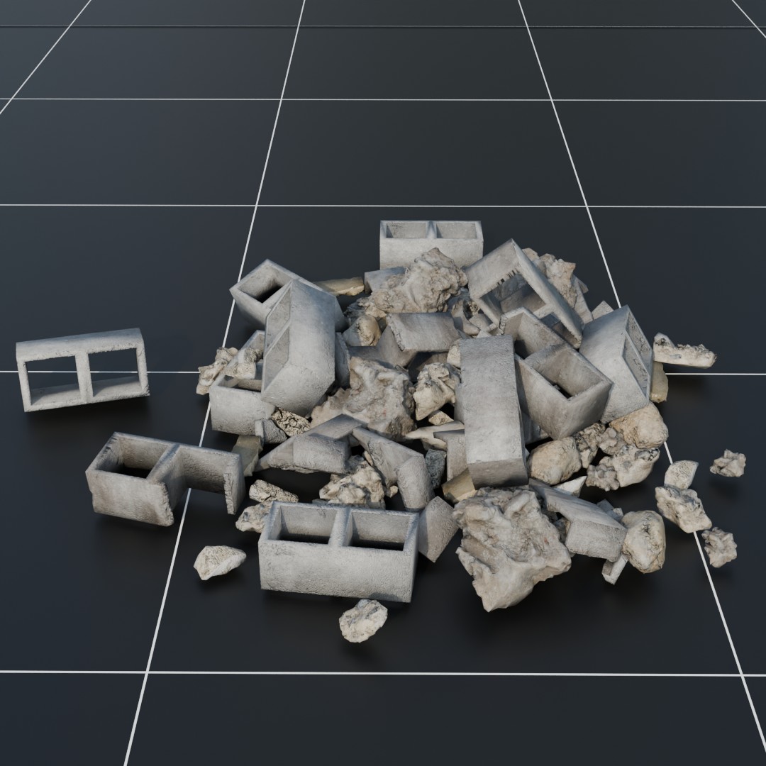 Concrete Rubble Set_V1